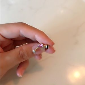 Avec New York MILKYWAY 3 STONE EARRING